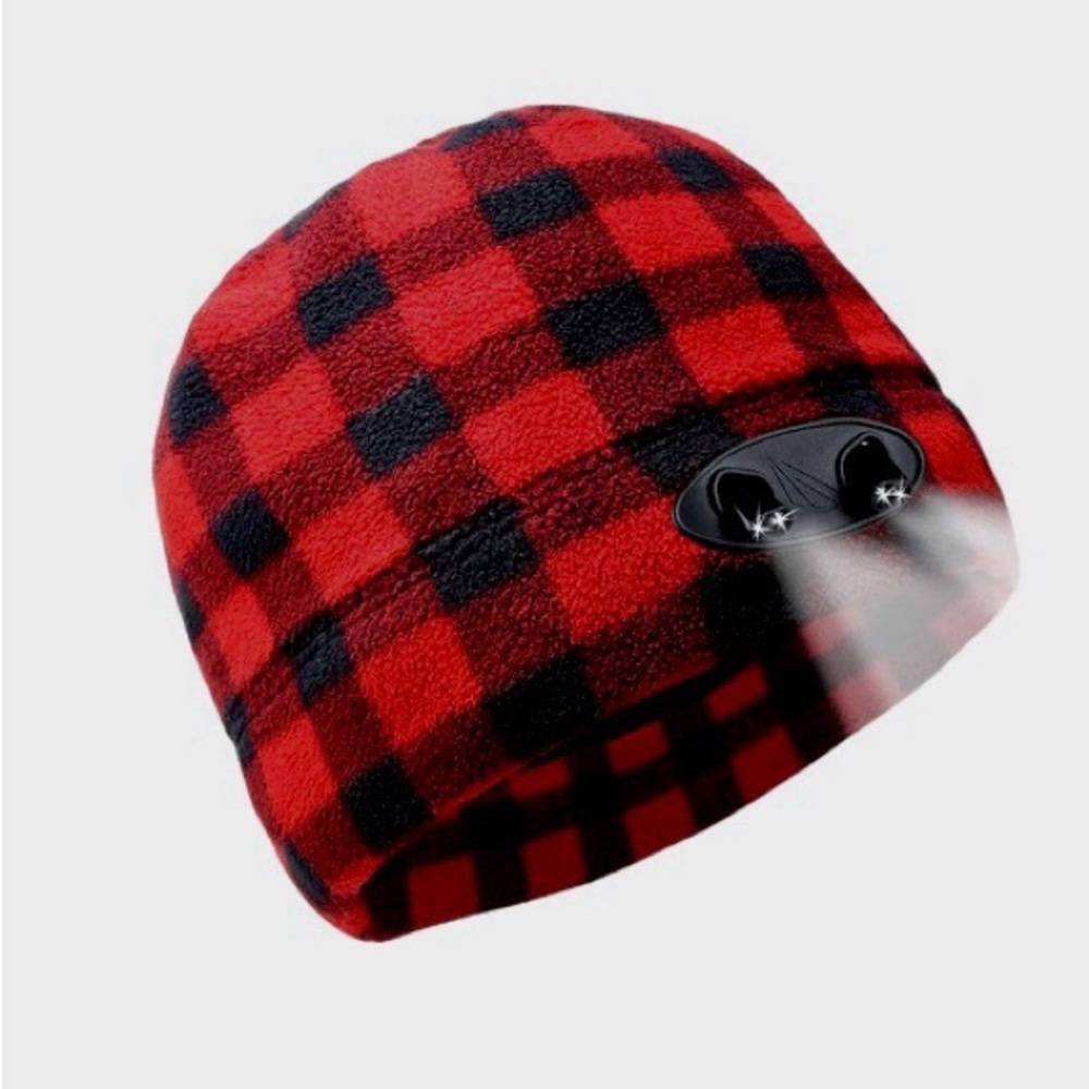 POWERCAP LED Beanie Cap Ultra-Bright‎ Hands Free LED Battery Headlamp OS